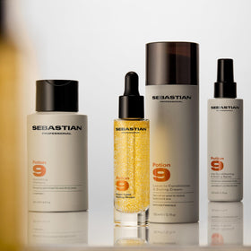 Professional Sebastian Potion 9 Leave-In Conditioner 195g application demonstration