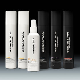 Professional Sebastian Shaper Hairspray 10.6 oz with styling tools