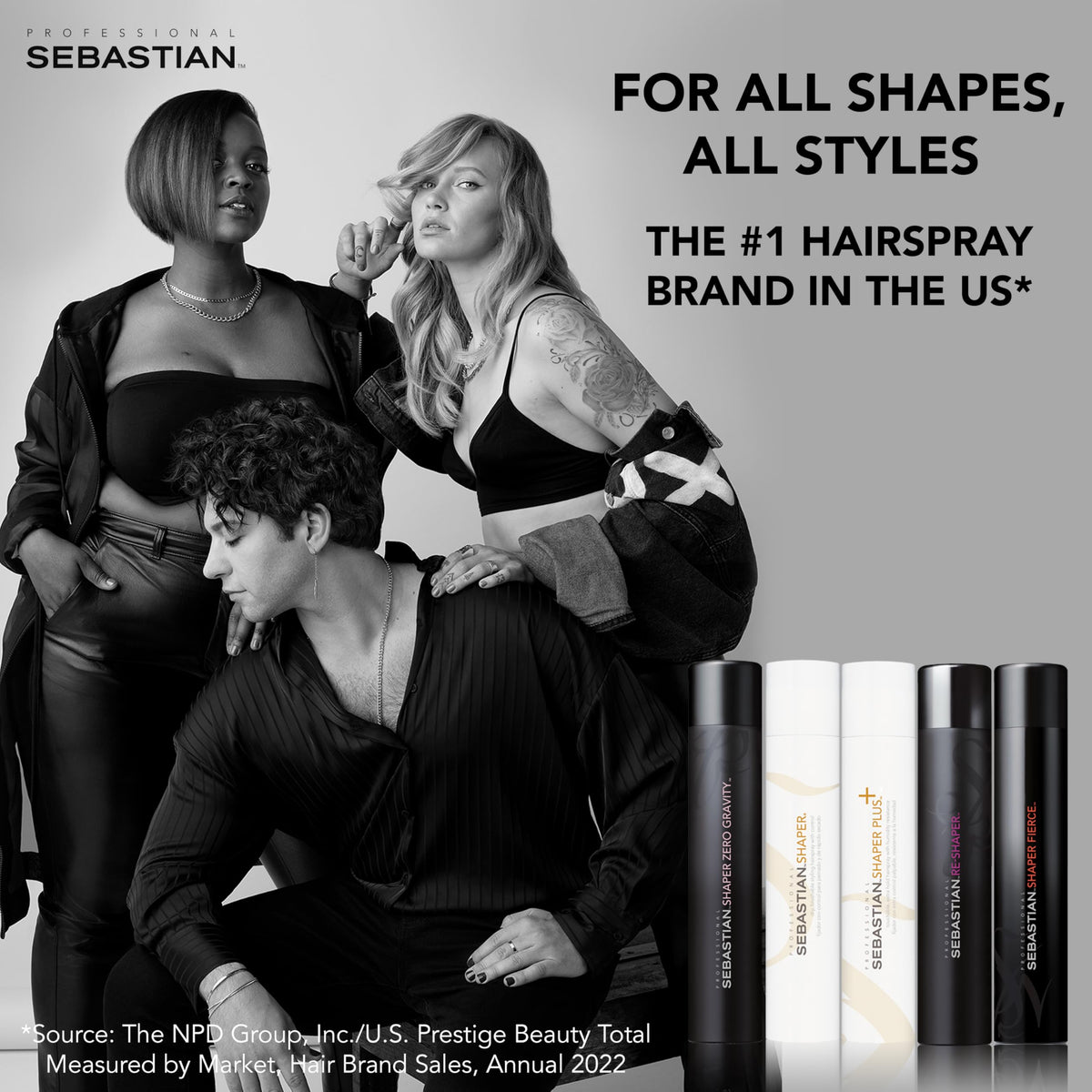 Professional Sebastian Shaper Mini Hairspray 1.5 oz lifestyle use