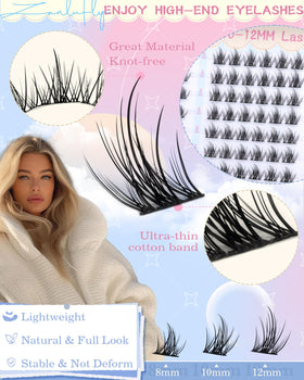 Professional tweezers for easy lash application