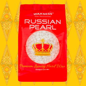 Professional waxing tools with Wax Necessities Russian Pearl Hard Wax Beads