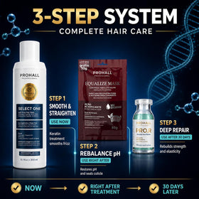 Prohall Brazilian Keratin Hair with coconut oil
