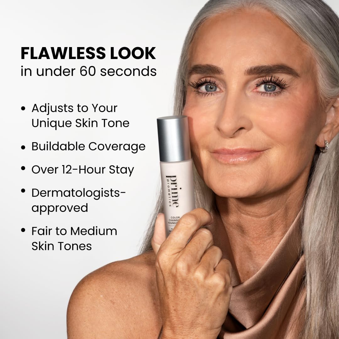 PROMETICS Color Changing Foundation on skin