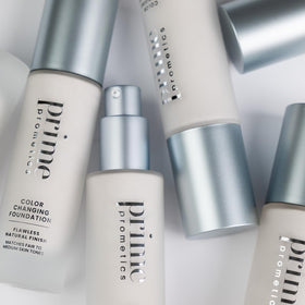 PROMETICS Color Changing Foundation with makeup tools