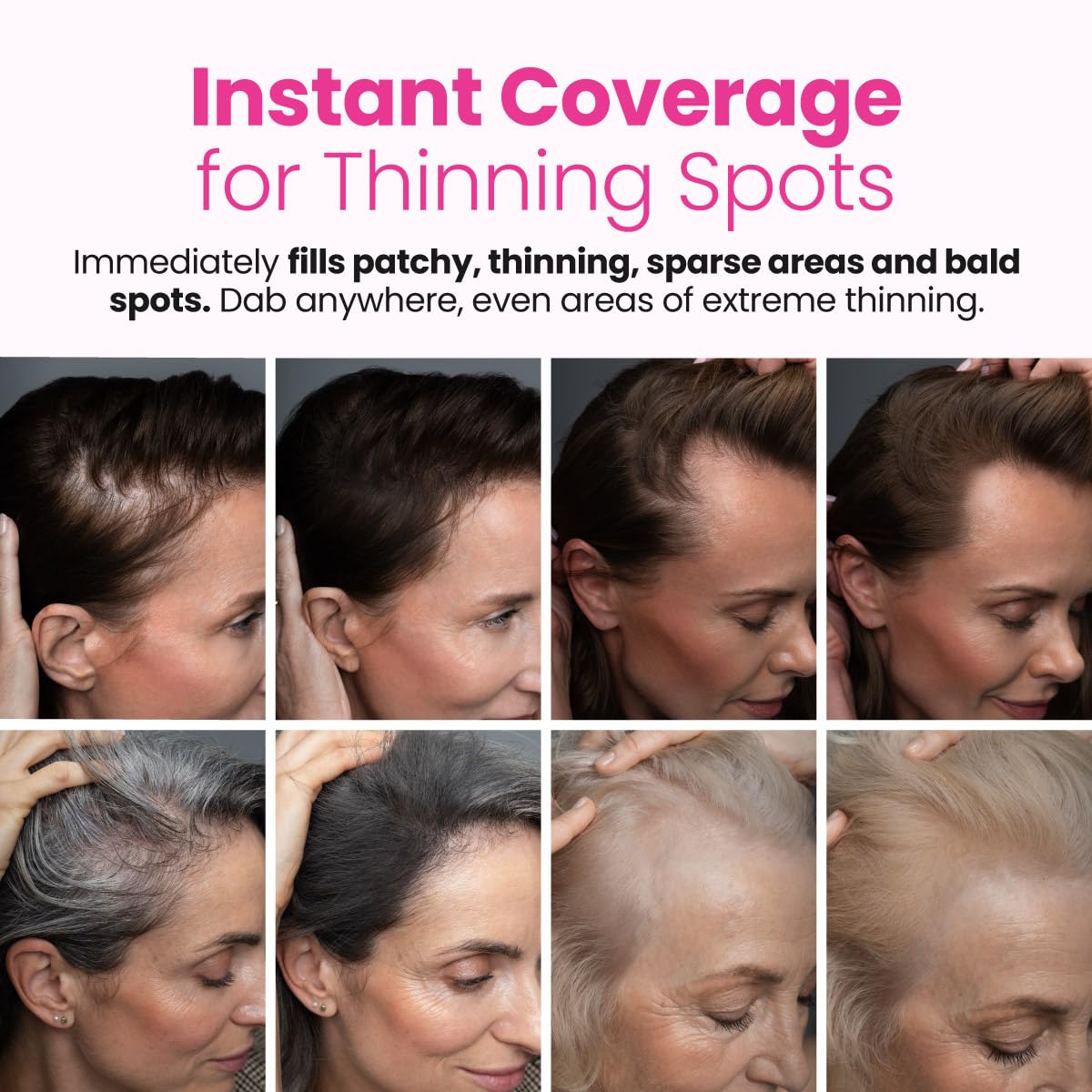 PROMETICS Hairline Powder Ash Brown texture close-up