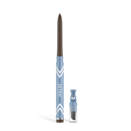 PROMETICS PrimeEyes Glide Eyeliner brown model front view