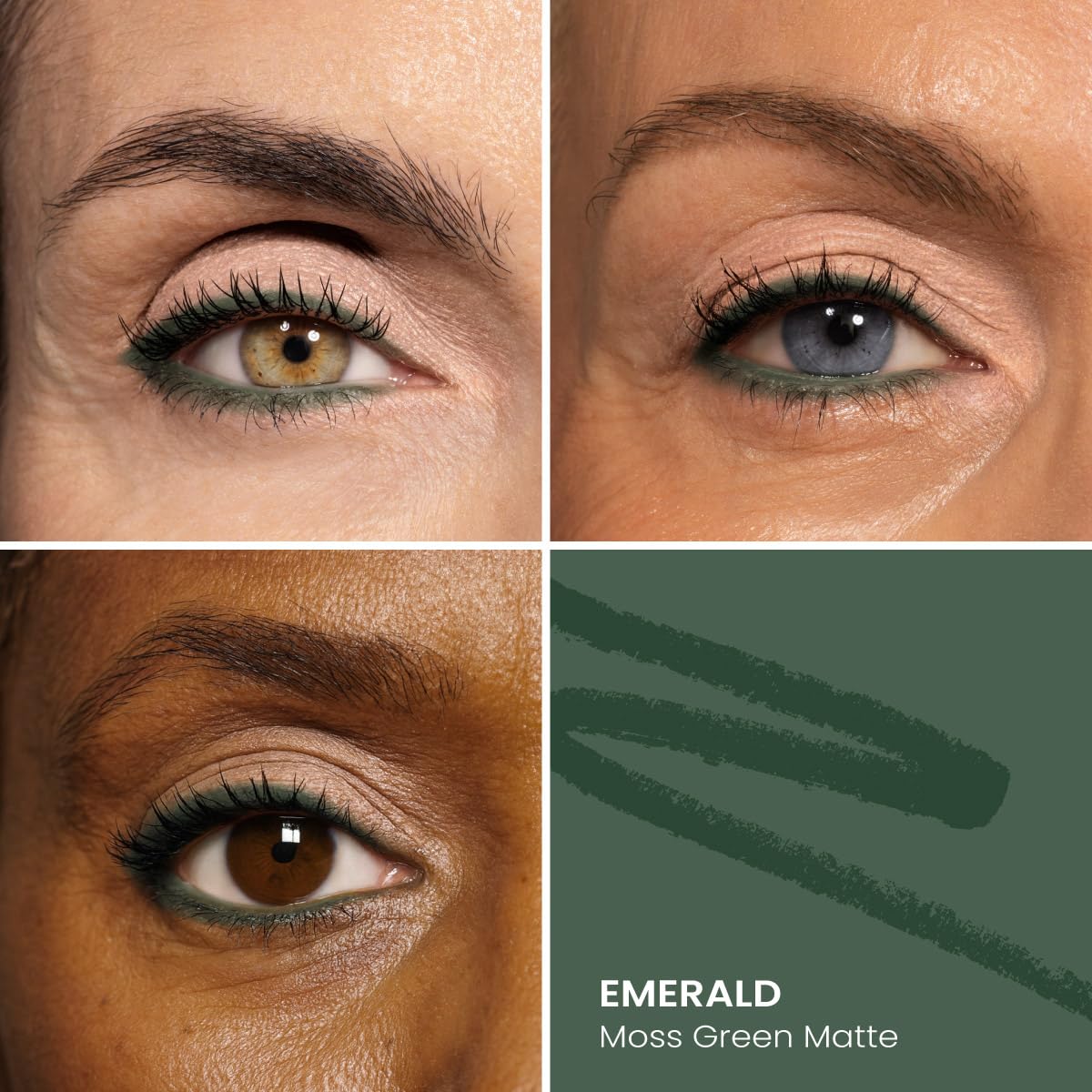 PROMETICS PrimeEyes Glide Eyeliner Emerald with sharpener and smudger