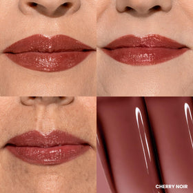 PROMETICS PrimeLip Plumping Lip Balm Cherry Noir swatch on lips