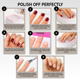 Pronto 100% Acetone Nail Polish Remover with cotton balls