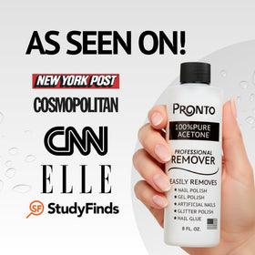 Pronto Nail Polish Remover in a salon setting