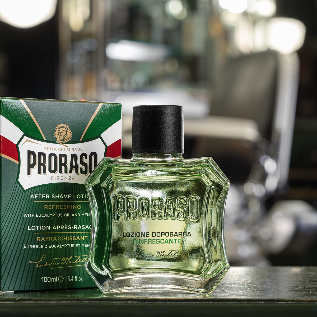 Proraso After Shave Lotion 3.4oz with eucalyptus leaves