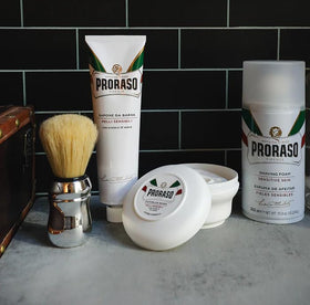 Proraso Shaving Cream Oatmeal & Green Tea tube side view