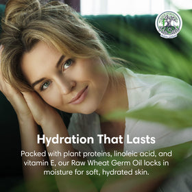 ProSeed Wheat Germ Oil 240ml alongside skincare products