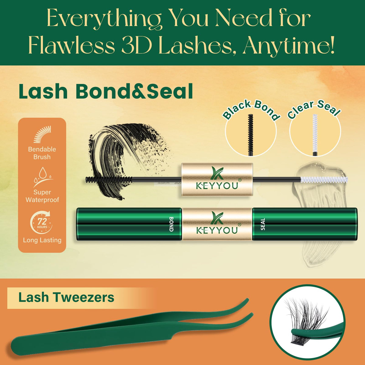Protective seal for KEYYOU lash clusters