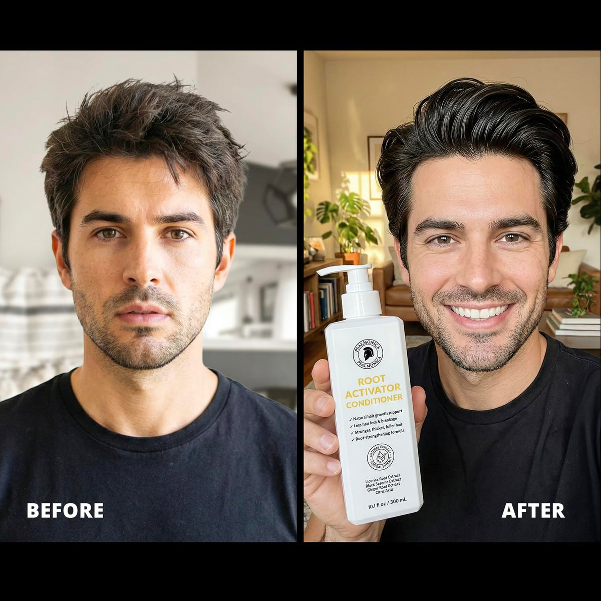 Psalmonica Root Activator Conditioner ingredients list close-up