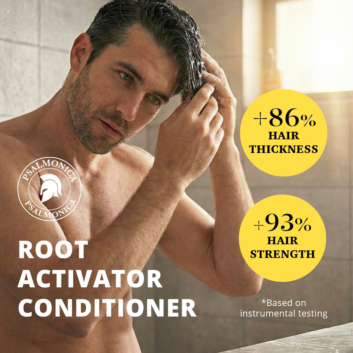 Psalmonica Root Activator Conditioner packaging side view