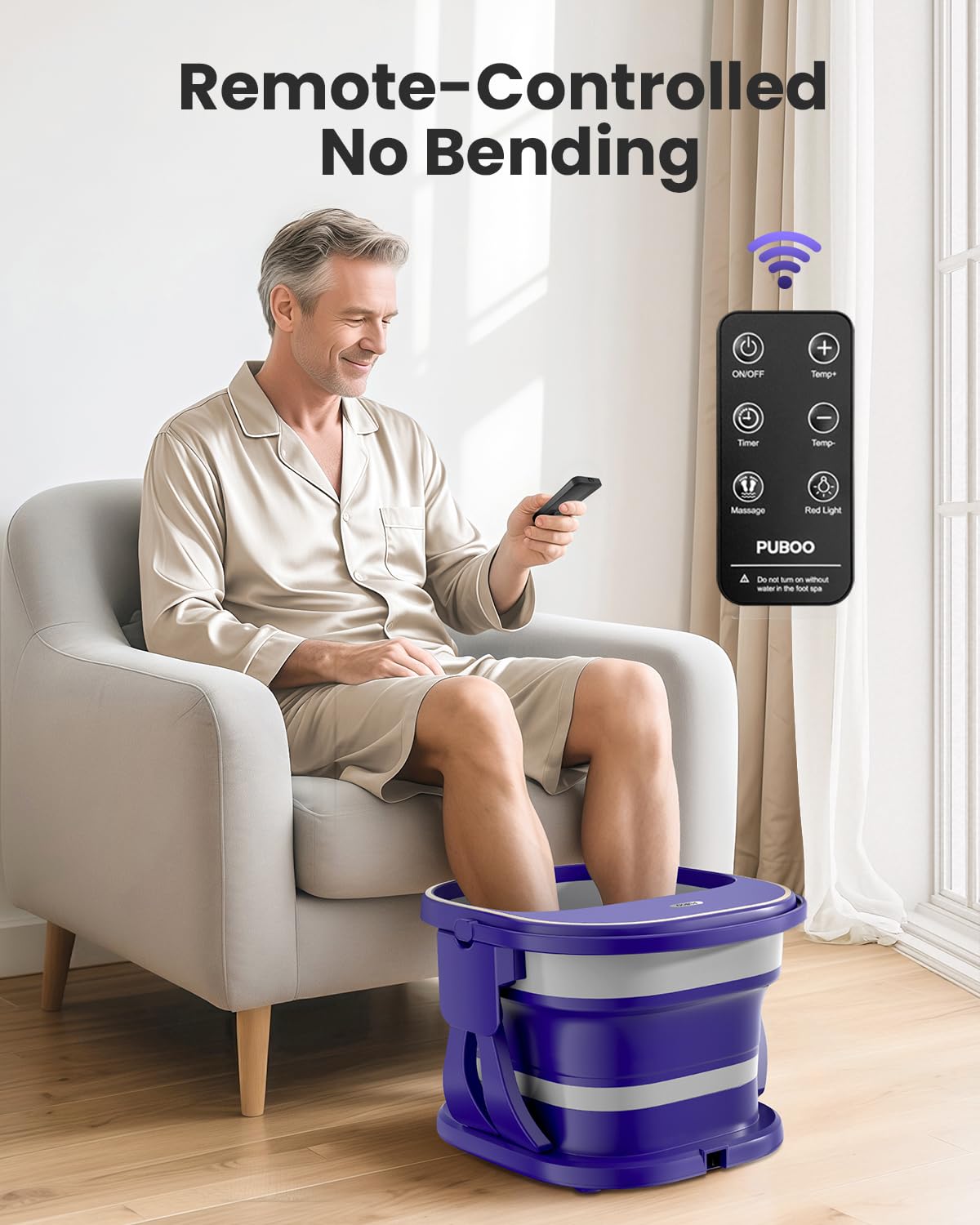Puboo Foot Spa dimensions and specifications