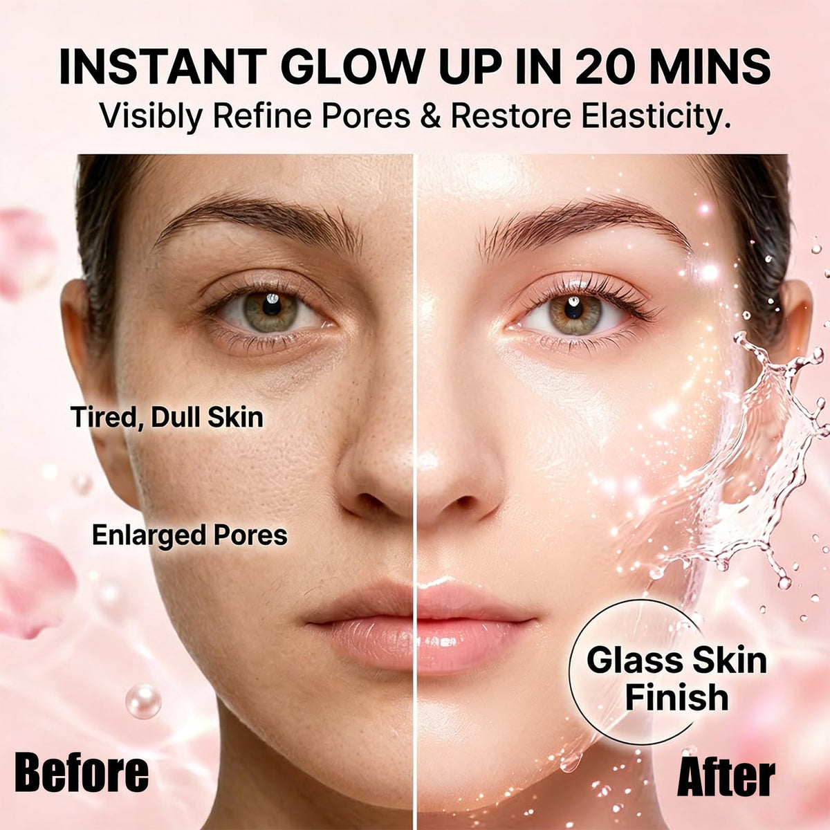 Puisa Hydrogel Mask packaging with 8 sheets