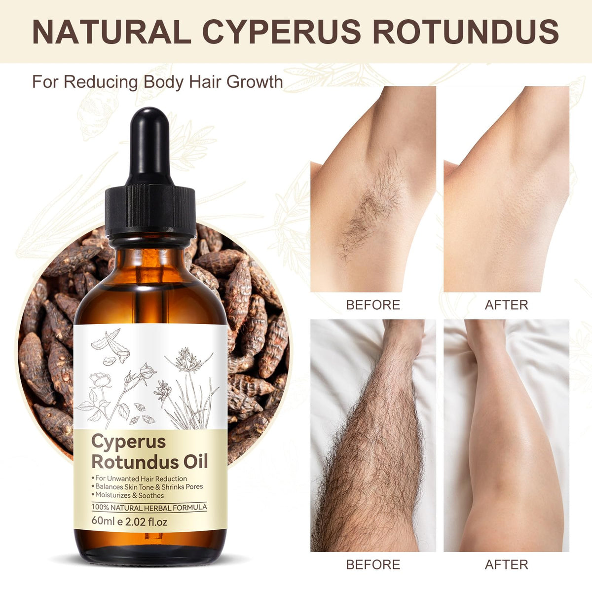 PULLING OIL Cyperus Rotundus Oil with natural ingredients