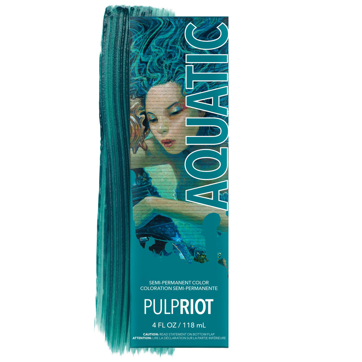 Pulp Riot Aquatic Semi Permanent Hair Color 4 oz front view