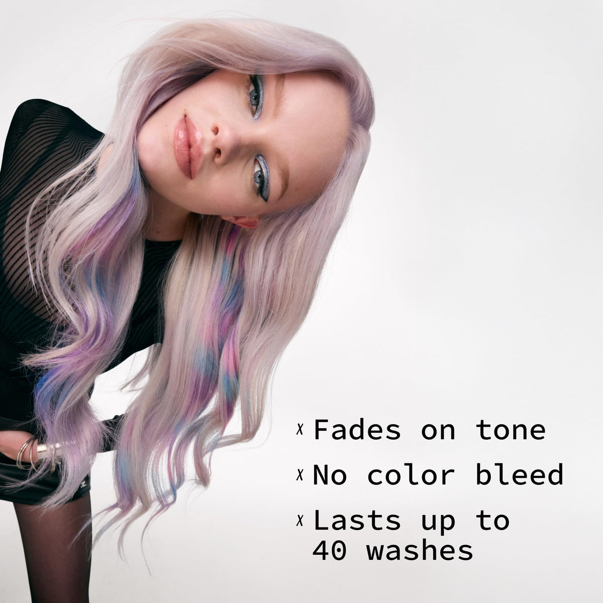 Pulp Riot Blue Muse 4 oz tube with vibrant blue colour swatch