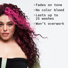 Pulp Riot Blush Semi Permanent Hair Color Soft Pink mixed with clear for pastel effect