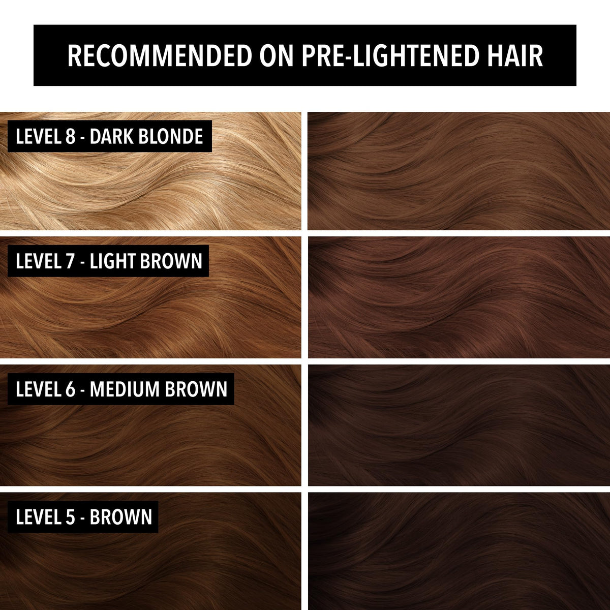 Pulp Riot Careless Semi Permanent Hair Color Warm Brown 4 oz tube back view