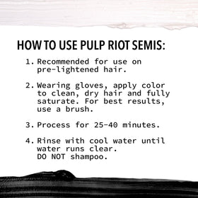 Pulp Riot Clear Semi Permanent Hair Colour in a creative setup
