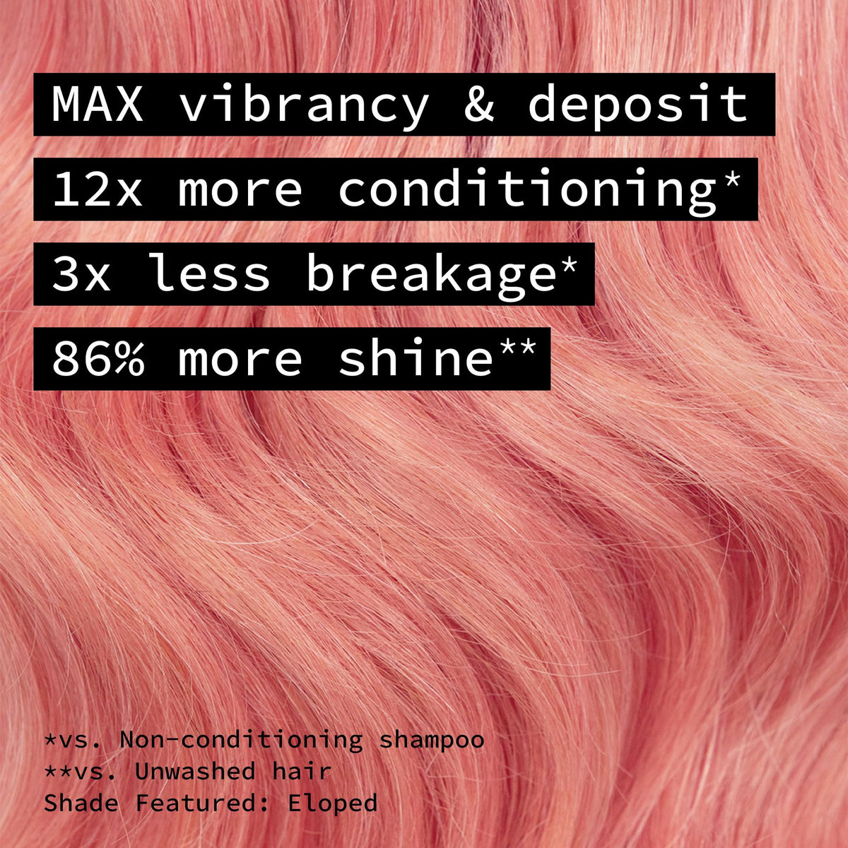 Pulp Riot Cleopatra hair colour swatch showing peach rose shade