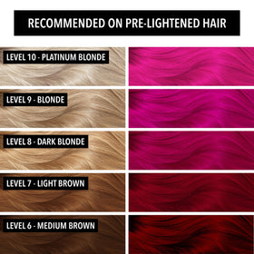 Pulp Riot Cupid Semi Permanent Hair Colour application on hair