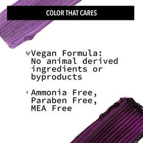 Pulp Riot Dark Matter Electric Violet Hair Colour results on healthy hair