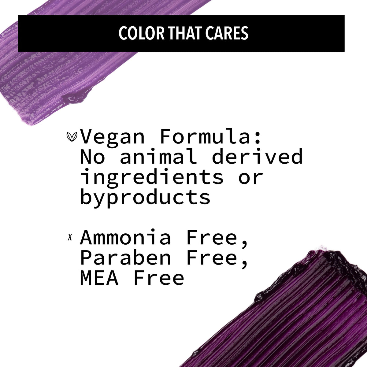 Pulp Riot Deviant Plum hair color being mixed for application
