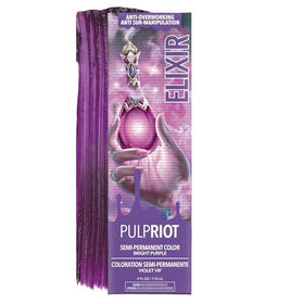 Pulp Riot Elixir Semi Permanent Hair Colour Bright Purple 4 oz front view