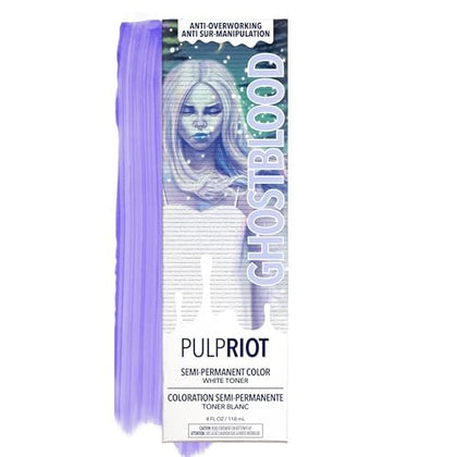 Pulp Riot Ghostblood Semi Permanent Hair Colour 4 oz tube front view