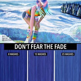 Pulp Riot Iced Skater hair colour mixed with clear for pastel effect