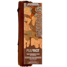 Pulp Riot Impetuous Semi Permanent Hair Colour Chocolate Brown 4 oz front view