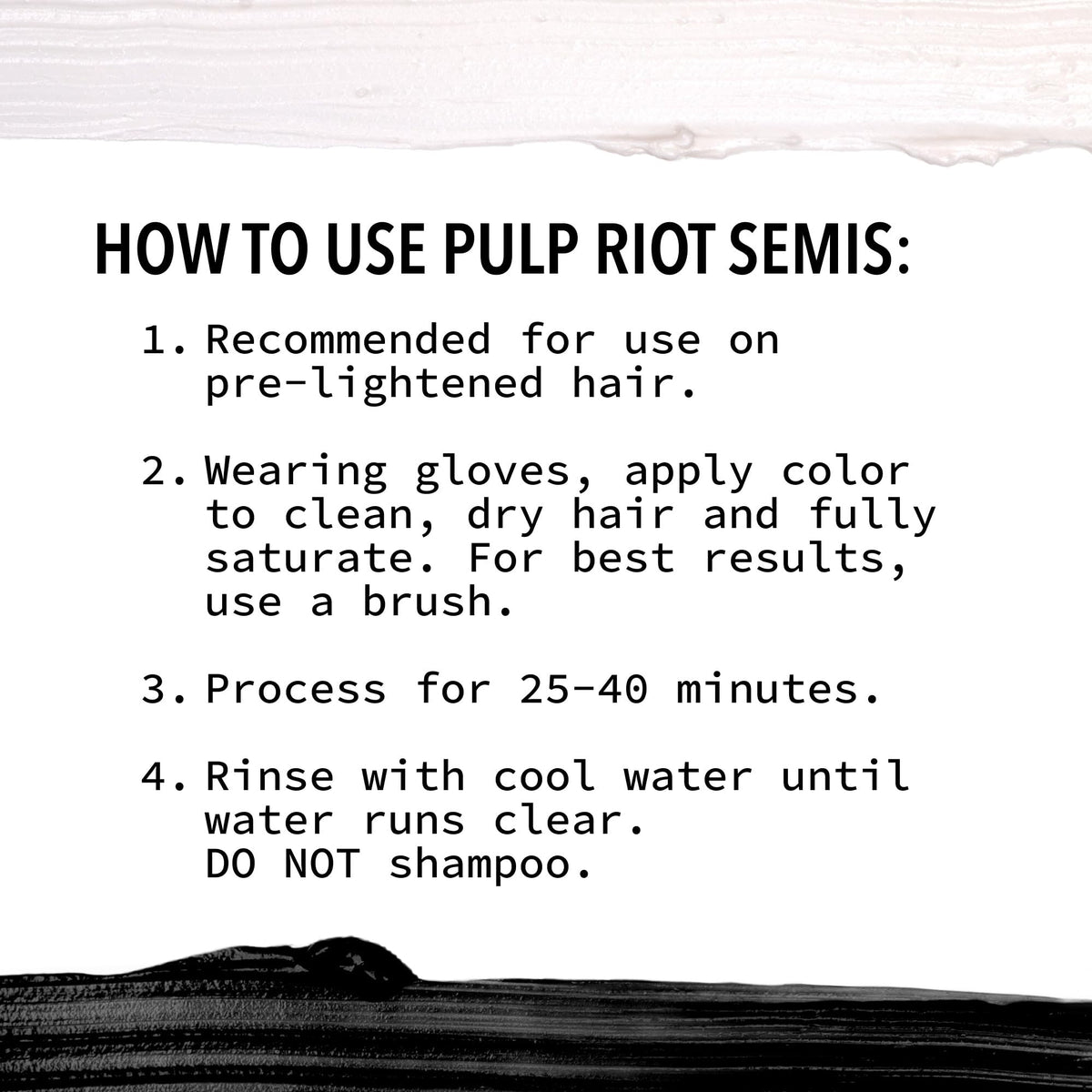 Pulp Riot Impetuous Semi Permanent Hair Colour Chocolate Brown with hair styling tools