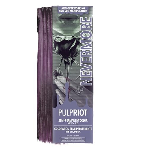 Pulp Riot Nevermore Semi Permanent Hair Colour Smokey Violet tube front view