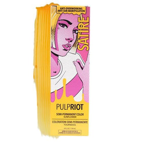 Pulp Riot Semi Permanent Hair Color Sunflower Yellow 4 oz tube front view