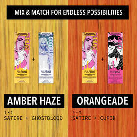 Pulp Riot Semi Permanent Hair Color Sunflower Yellow on clean dry hair