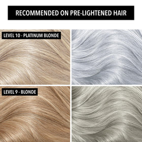 Pulp Riot Silversmith hair colour application on clean hair