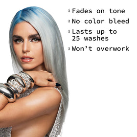 Pulp Riot Silversmith hair colour mixed with clear for custom shade