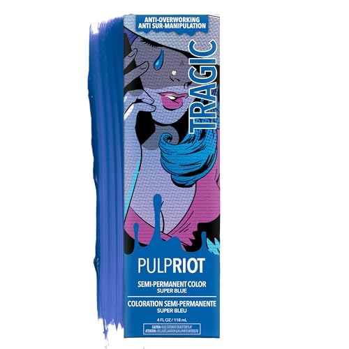 Pulp Riot Tragic Semi Permanent Hair Color Cobalt Blue 4 oz tube front view