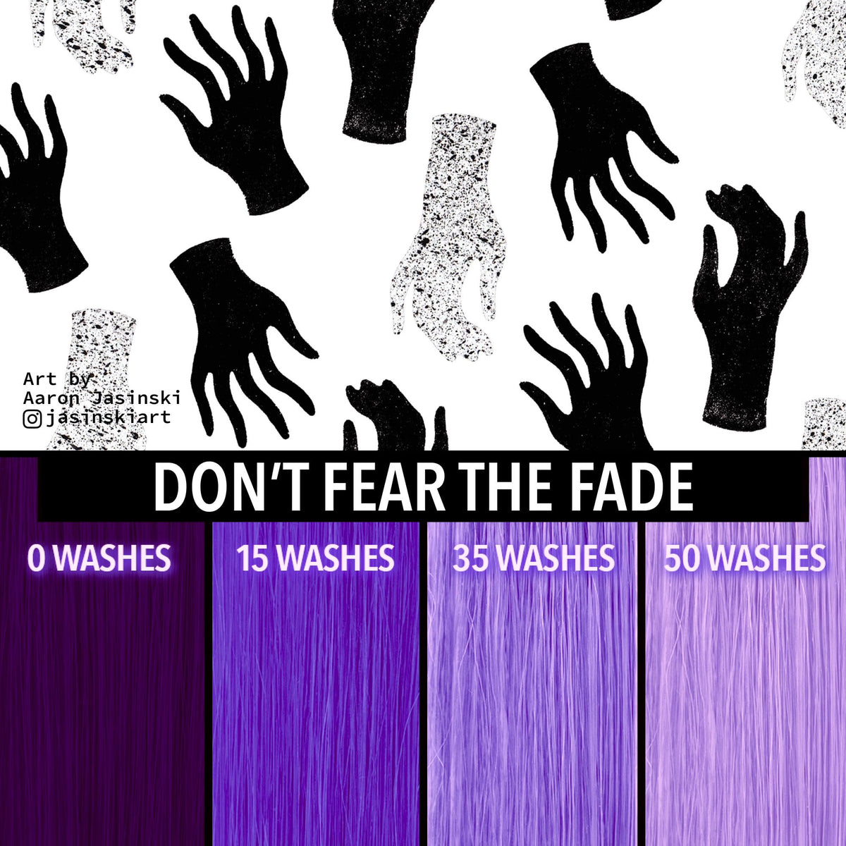 Pulp Riot Velvet Semi Permanent Hair Color Deep Purple swatch on skin