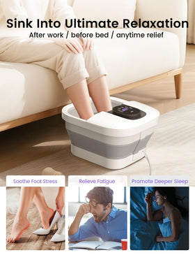 Pumice stone included with RIKE heated foot soaking tub