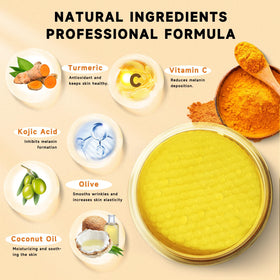 Pumkot Turmeric Kojic Acid Cleansing Pads in travel bag
