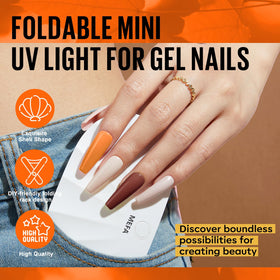 Pumpkin yellow gel nail polish from MEFA kit