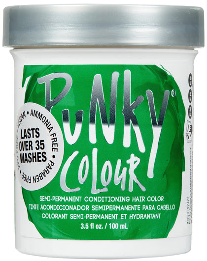 Punky Apple Green Semi Permanent Hair Colour 3.5 fl oz front view