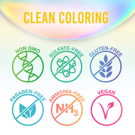 Punky Bright Yellow Hair Dye on hair strands