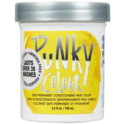 Punky Bright Yellow Semi Permanent Hair Colour 3.5 fl oz front view